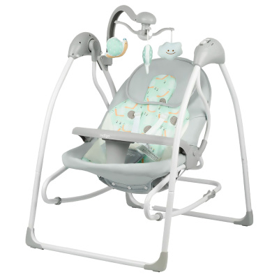 Электронные качели Fresh 0-15 кг 12 мелодий 5 скоростей Indigo зеленый 1